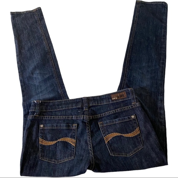 RSQ Paris Skinny Dark Wash Whiskered Jeans 9Rx31 - Picture 7 of 10